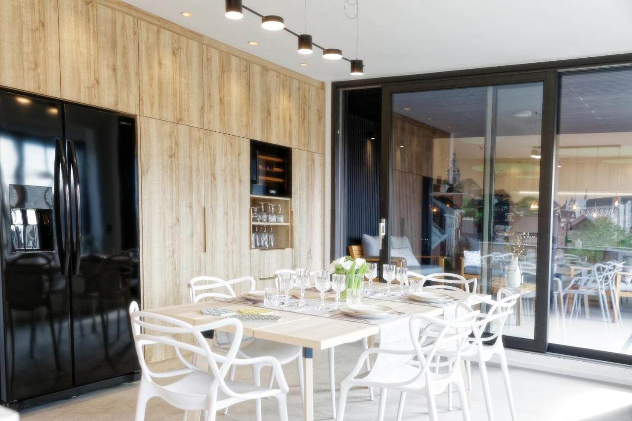 Aparthotel Les Terrasses De Sainte Waudru Mons Exterior foto